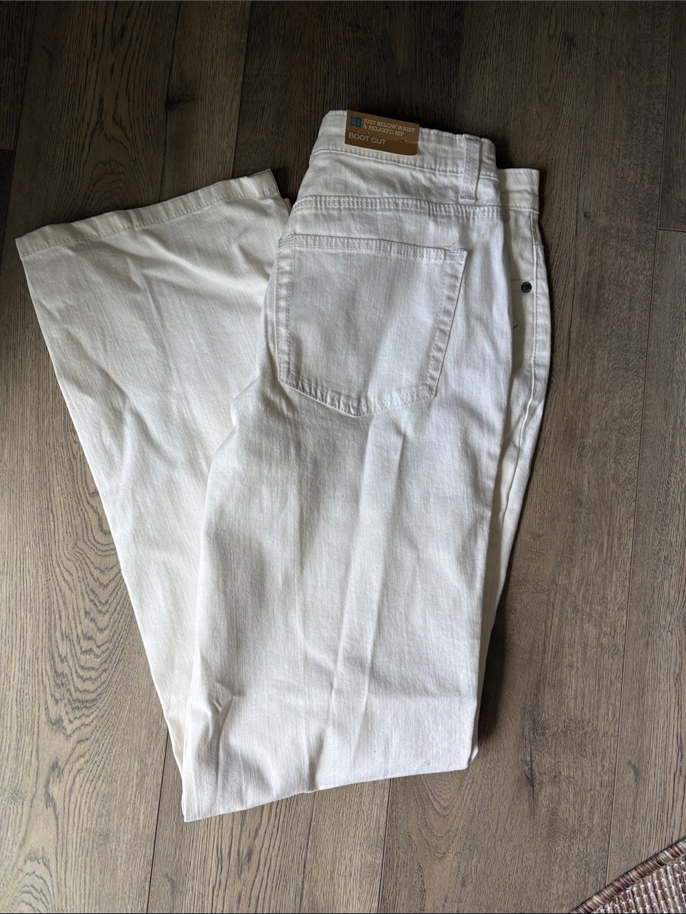 Merona White Boot Cut Jeans